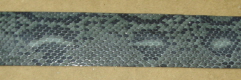 50mm wide grey python belt strap