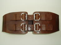 ACS1 Chestnut Leather Corset Belt