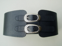 BS1 Black Leather Corset Belt SOLD