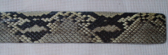 60mm Natural python snakeskin belt 