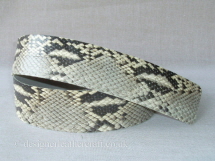 Python Snakeskin Belt Strap FPB 50mm wide to make a belt up to 47 inches in length